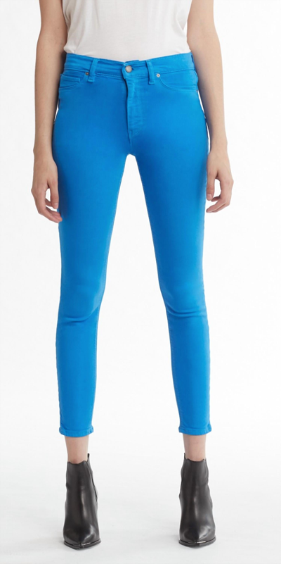 Hudson Barbara High Rise Skinny Jean In Cobalt In Blue