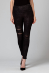 JOSEPH RIBKOFF CUT OUT LEGGING IN BLACK