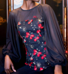 Eva Franco Candace Top In Cardinal In Red