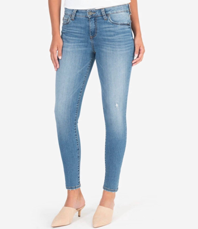 Kut From The Kloth Connie Ankle Jeans In Medium Wash In Multi
