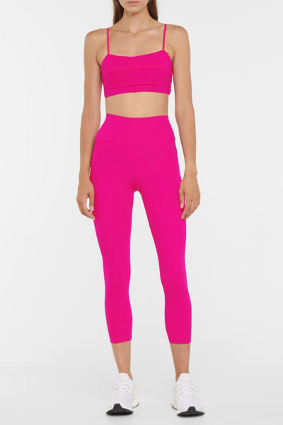 Lanston Hypnotic Cropped Legging In Fuchsia In Pink