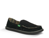 Sanuk Donna Slip-on Sneaker In Black