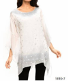 Adore Layered Sheer Dip Dyed Top In Multi