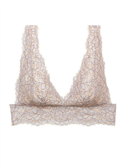 Cosabella Pret-a-porter Longline Bralette In Rose Dawn/pink Passion In Multi