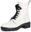 Rag & Bone Shiloh Lace-up Leather Combat Boots In Beige