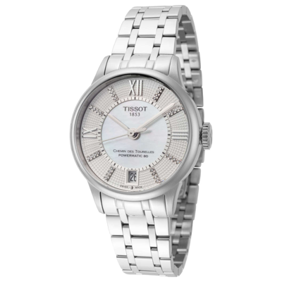 Tissot Women's Chemin 32mm Automatic Watch In Silver