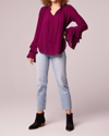 BAND OF GYPSIES LECCE TOP IN PLUM