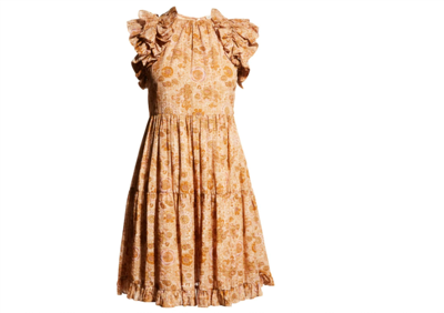 Ulla Johnson Adele Floral-print Mini Dress In Multi