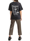 Chrldr Full Moon Tour Oversized T-shirt In Old Black In Multi