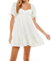 TCEC BABYDOLL DRESS IN WHITE