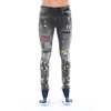 Cult Of Individuality Punk Super Skinny Jeans In Burst In Grey