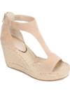 KENNETH COLE NEW YORK Olivia Womens Leather Wedge Espadrilles