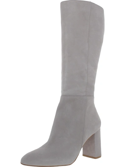 Steve Madden Ninny Womens Pointed Toe Knee-high Boots In Grey