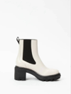 Rag & Bone Shiloh Mid Chelsea Boot In Antique White In Beige