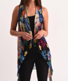 Angel Tropical Paradise Vest In Multi