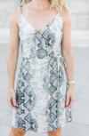 Sanctuary Wrap It Up Tank Dress In Queensnake In Multi