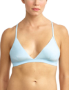 Commando Women's Crown Embroidered Bralette In Something Blue In Multi
