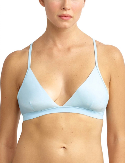 Commando Women's Crown Embroidered Bralette In Something Blue In Multi