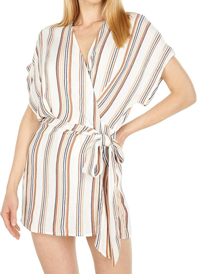 Bishop + Young Ivy Romper In Dune In Multi