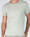 Atm Anthony Thomas Melillo Men Slub Crew Tee In Sage In Multi