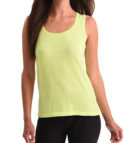 Angel Bra-friendly Tank Top In Lime In Green