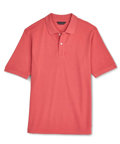 Scott Barber Men's Pima Pique Polo In Punch In Pink