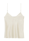 Sablyn Gloria Silk Camisole Top In Flax In White