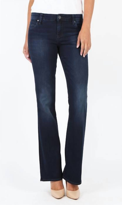 Kut From The Kloth Natalie High Rise Jeans In Dark Wash In Blue