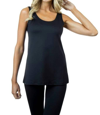 A'NUE MIAMI A-LINE TANK IN BLACK