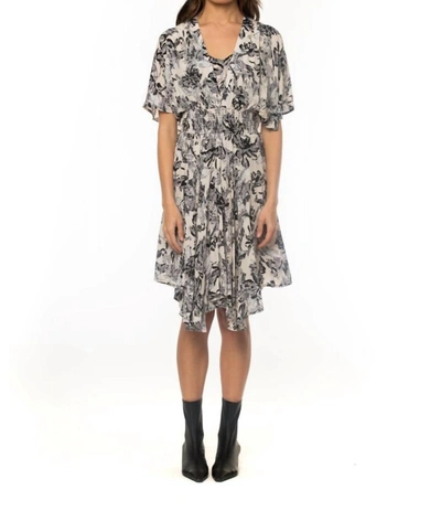 Tolani Diana Dress In Charcoal In Multi