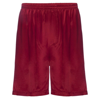 PJ HARLOW ADAM SATIN BOXER WITH FAUX FLY IN RED