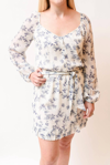 Paige Kiki Dress In Deep Cobalt In Multi