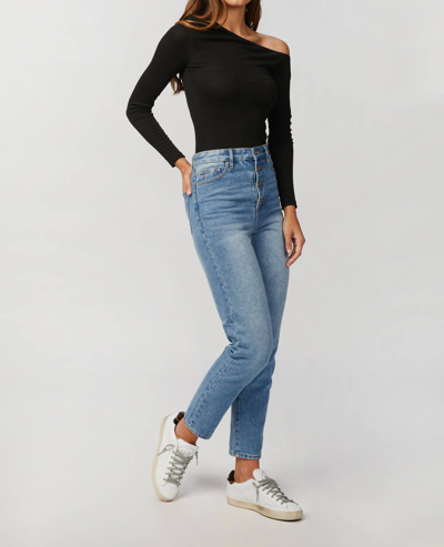 Georgia Alice Straight Leg Denim In Light Blue