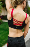 Vimmia Fire Bralette In Dark Camo In Multi