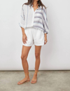 Rails Finley Shirt In Mixed Agean Blue Stripe In Multi