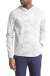 MIZZEN + MAIN Men's Proflex Hoodie Sponge Print In Gray