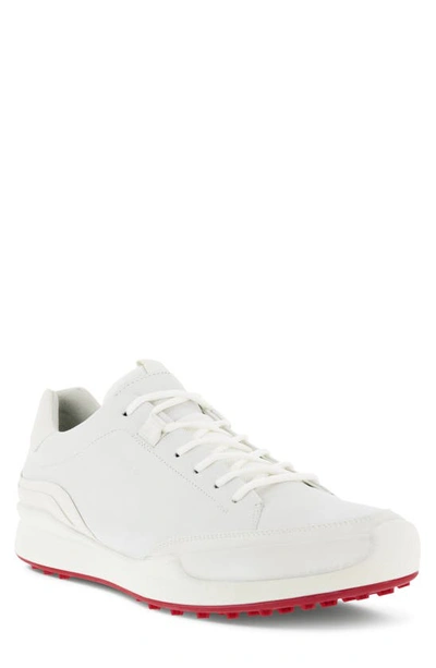 Ecco Biom Hybrid Golf Shoe In White/ White