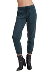 Bella Dahl Pocket Joggers In Jade Night