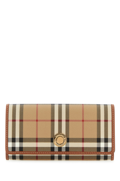 Burberry Vintage-check Cotton Purse In Multi