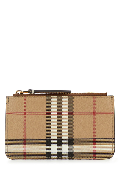 Burberry Kelbrook Coin Purse Female Beige In Multicolor