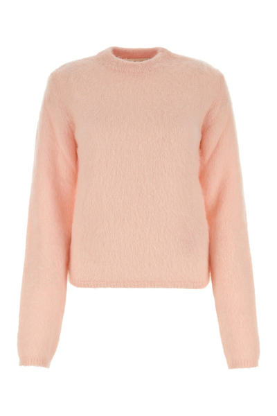 Marni Mohair And Wool Pullover In Pink