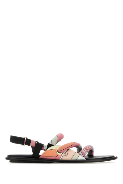 Emilio Pucci Sandals In Multicoloured
