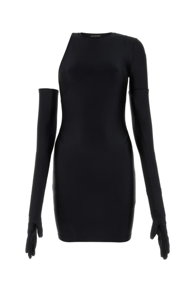 Balenciaga Draped Dress Female Black