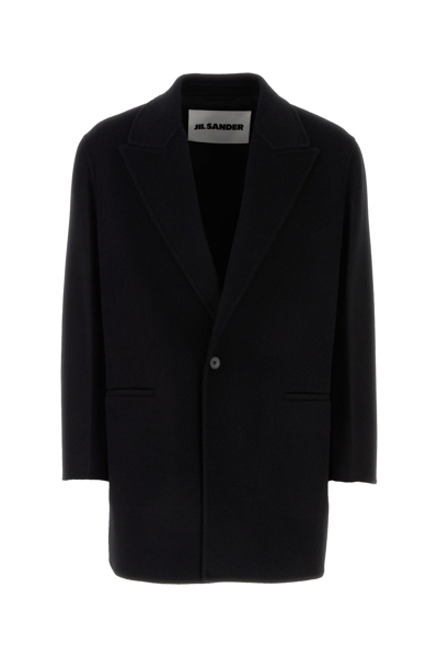 Jil Sander Jackets And Waistcoats In Black
