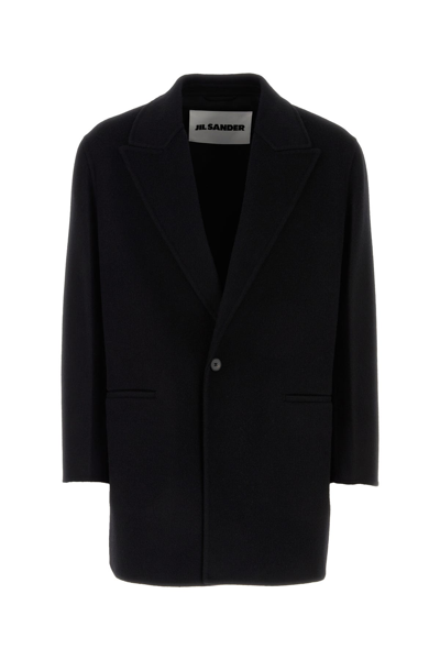 Jil Sander Jackets And Vests In Black