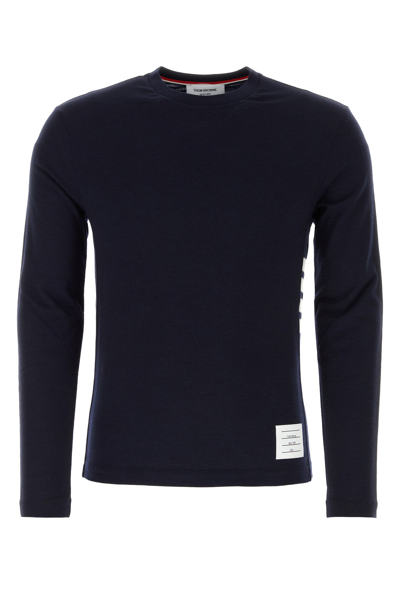 Thom Browne 4-bar Sweater In Blue