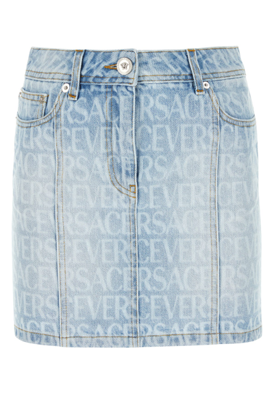 Versace Skirts In Light Blue (blue)