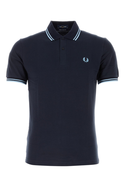 Fred Perry Twin Tipped  Polo Shirt In Blue