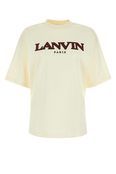 Lanvin T-shirt In Cream