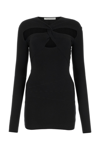 Philosophy Di Lorenzo Serafini Mini Dress With Long Sleeves And V Neckline In Black